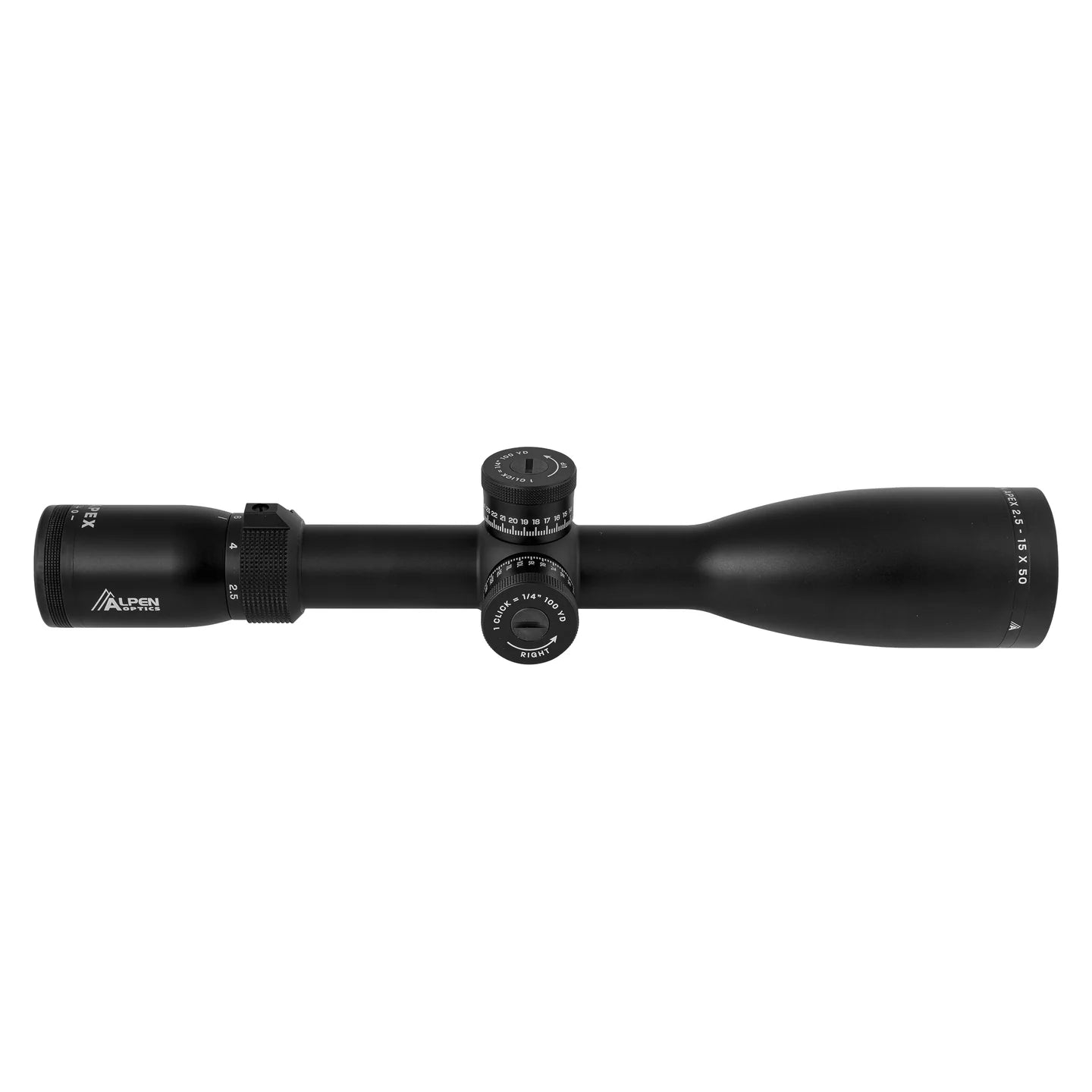 Alpen Apex 2.5-15x50 scope