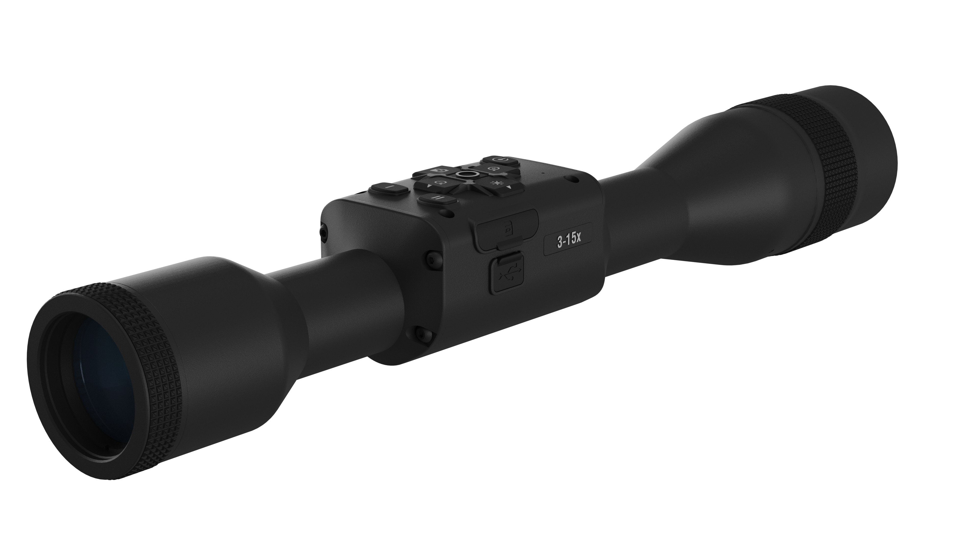 ATN X-Sight-5, 3-15x, Smart Day/Night Hunting Rifle Scope with Full HD Video rec.