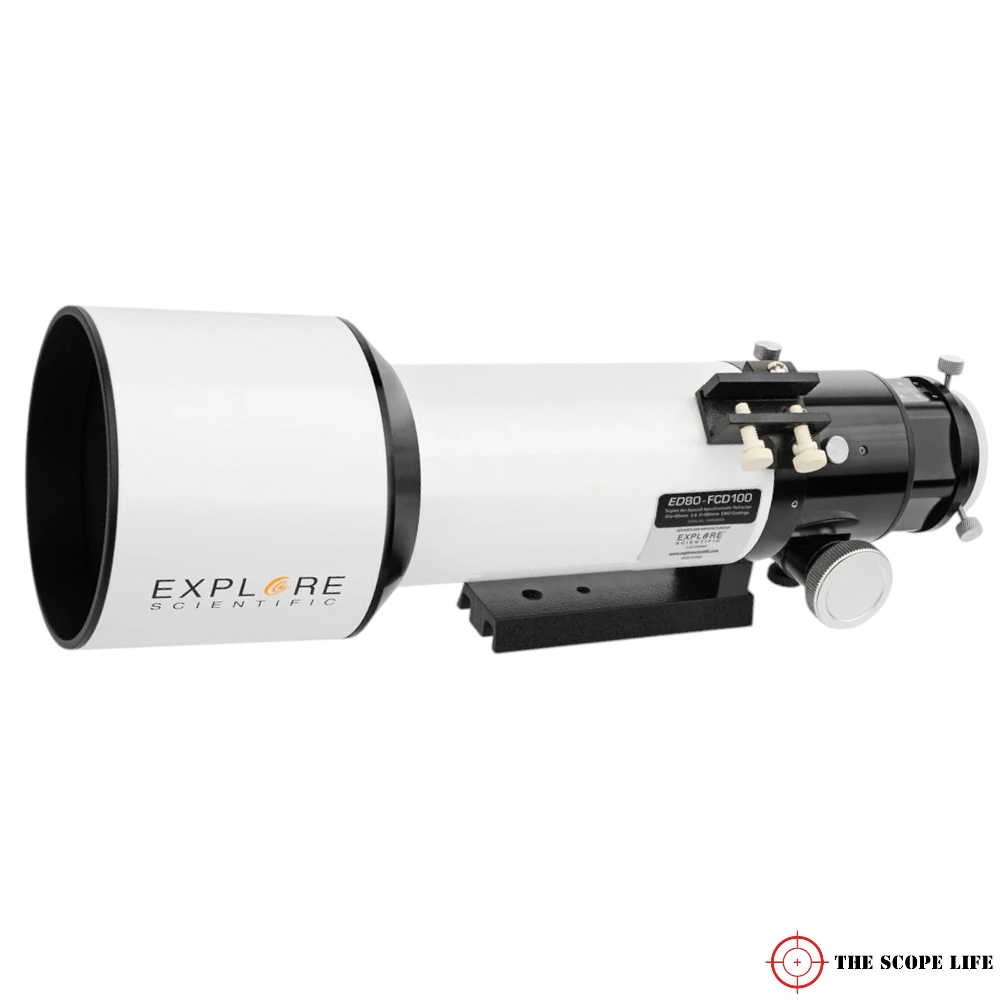 Explore Scientific ED80-FCD100 Series Air-Spaced Triplet Refractor Telescope 80mm