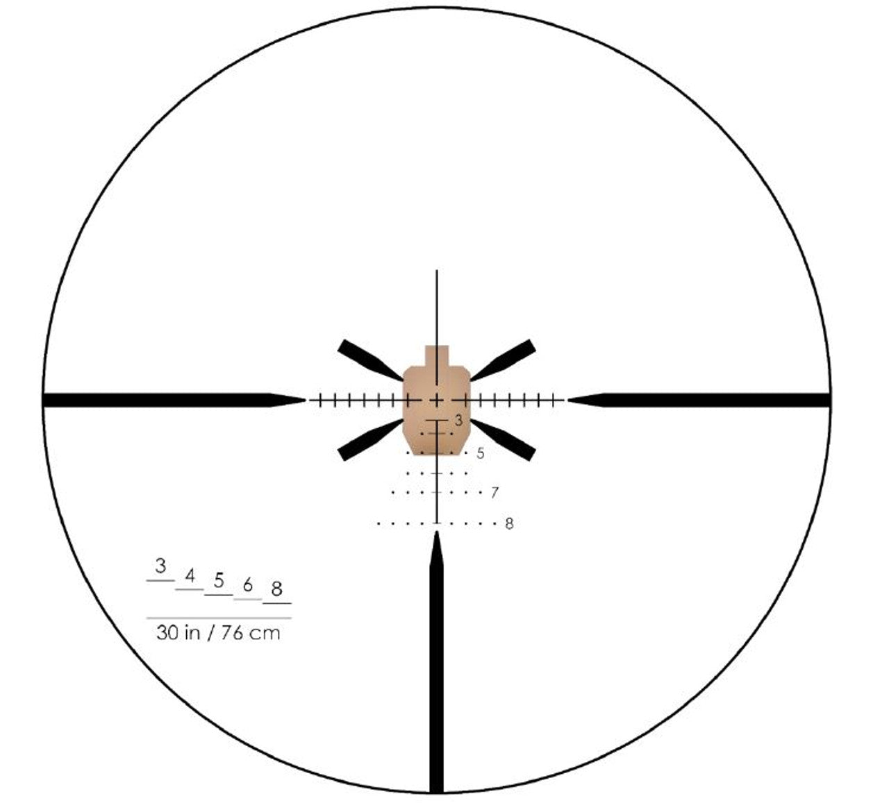 ATI SAI 1-6x24 Scope with 5.56 BDC Reticle in Coyote Brown