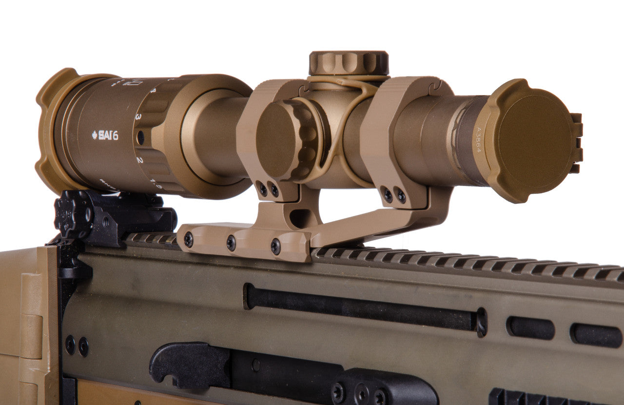 ATI SAI 1-6x24 Scope with 5.56 BDC Reticle in Coyote Brown