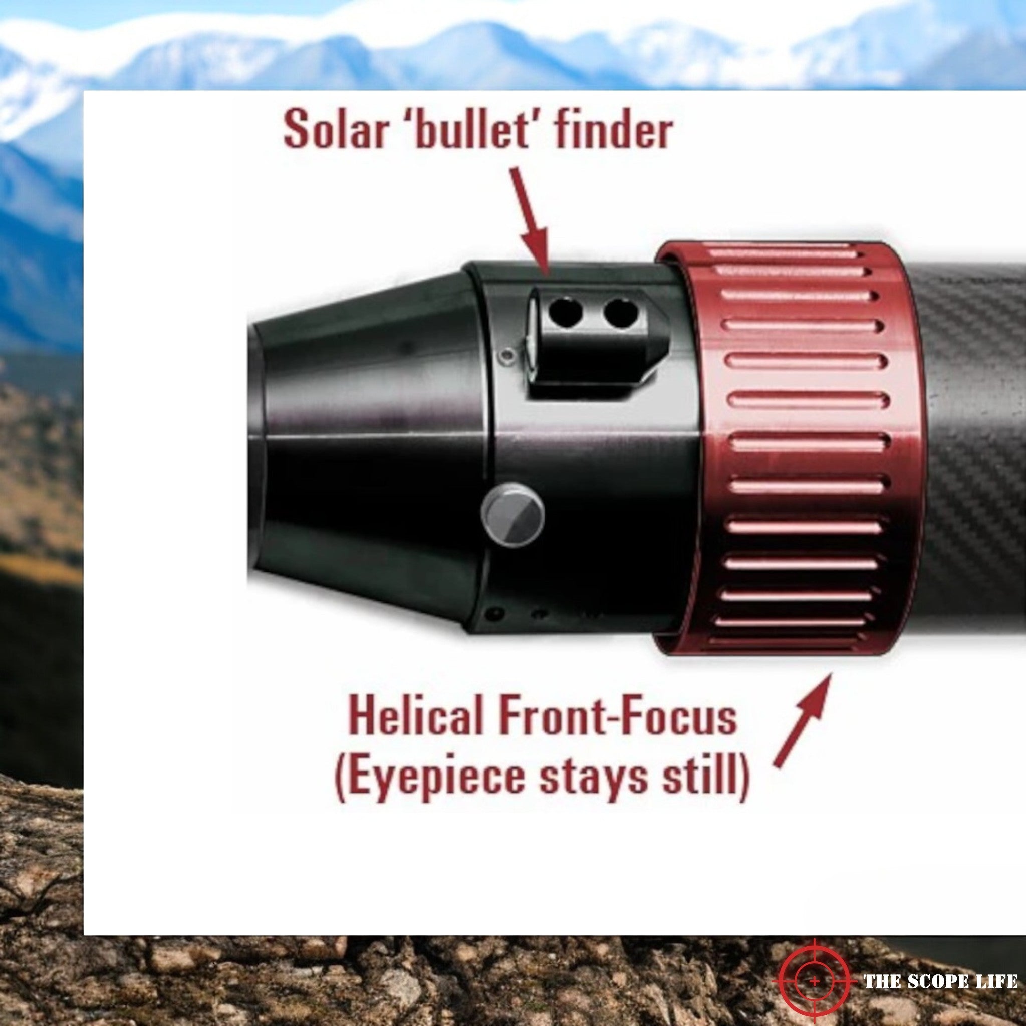 Daystar Solar Scout 80mm Dedicated Solar Telescope - Chromosphere