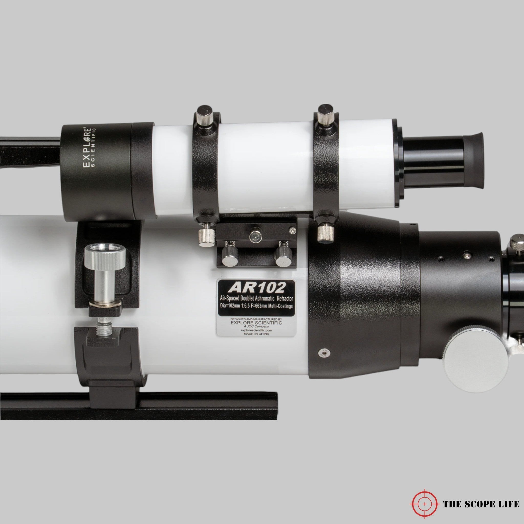 Explore Scientific AR102 Air-Spaced Doublet Refractor Telescope 102mm dia. f/6.5