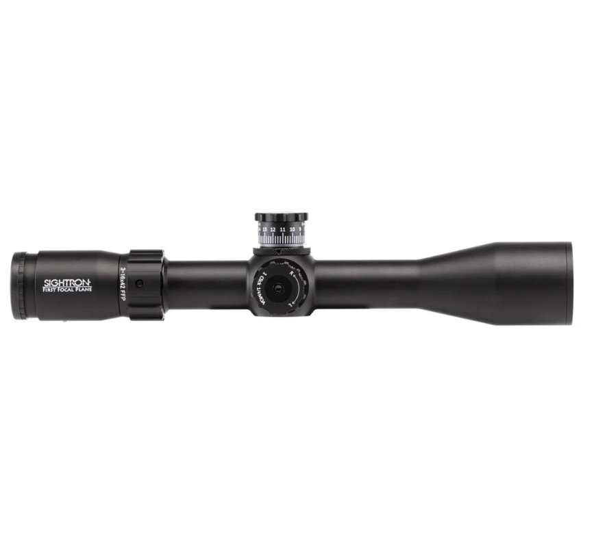 Sightron S-TAC  3-16x42 - FFP - Zero Stop - Illuminated - MOA-5