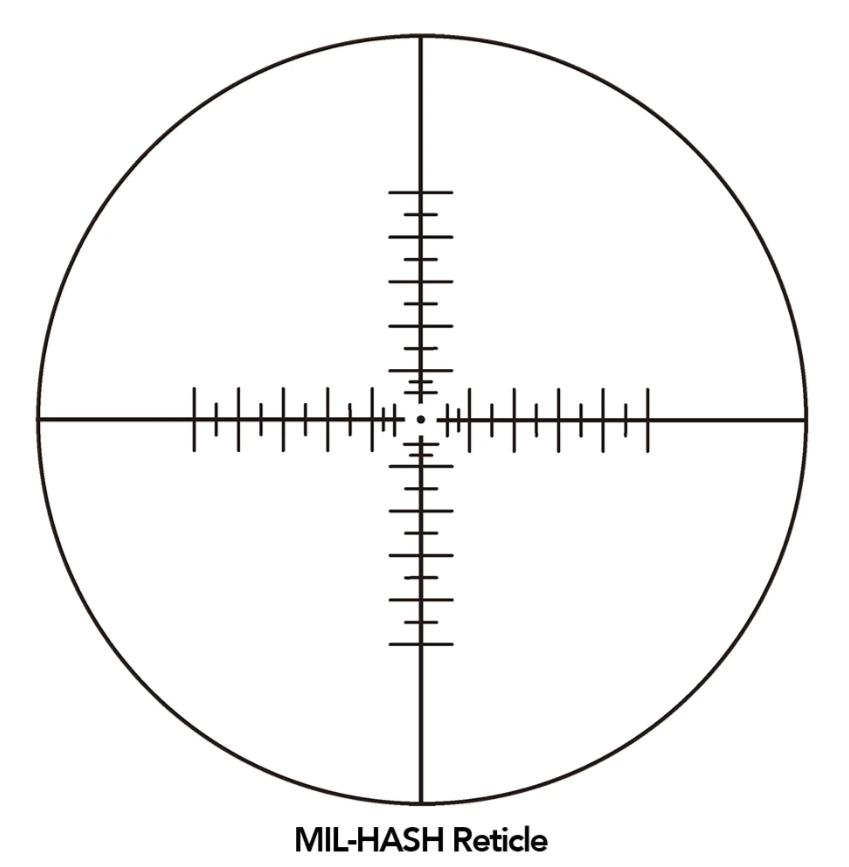 Sightron SIII Long Range 6-24x50 - FFP - Zero Stop  - Mil-Hash