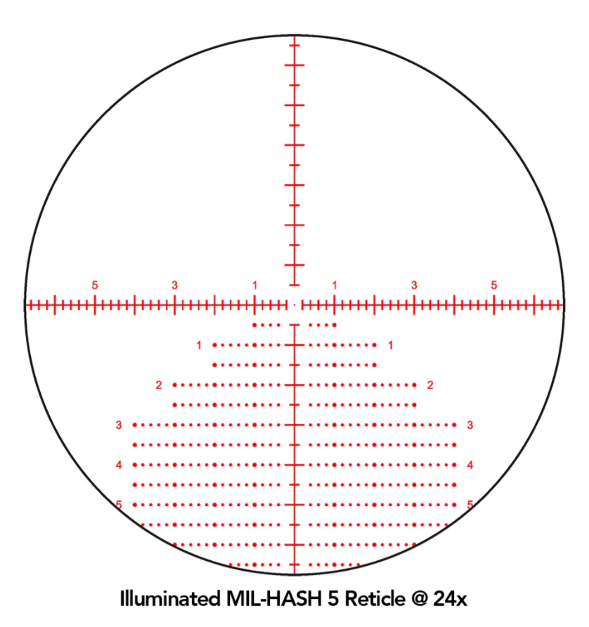 Sightron SIII Precision Long Range 8-32x56 - Zero Stop - Illuminated - MH-5