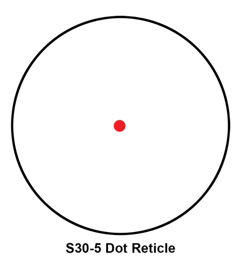 Sightron S30-5 5 MOA Red Dot Sight