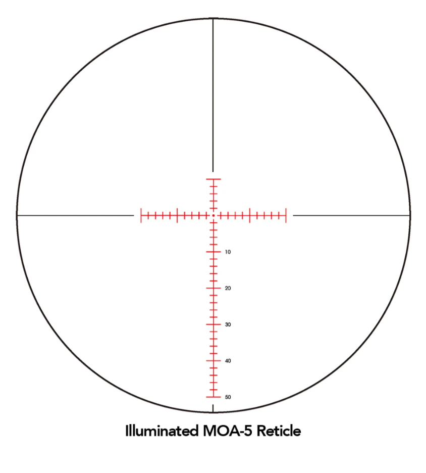 Sightron S-TAC  3-16x42 - FFP - Zero Stop - Illuminated - MOA-5