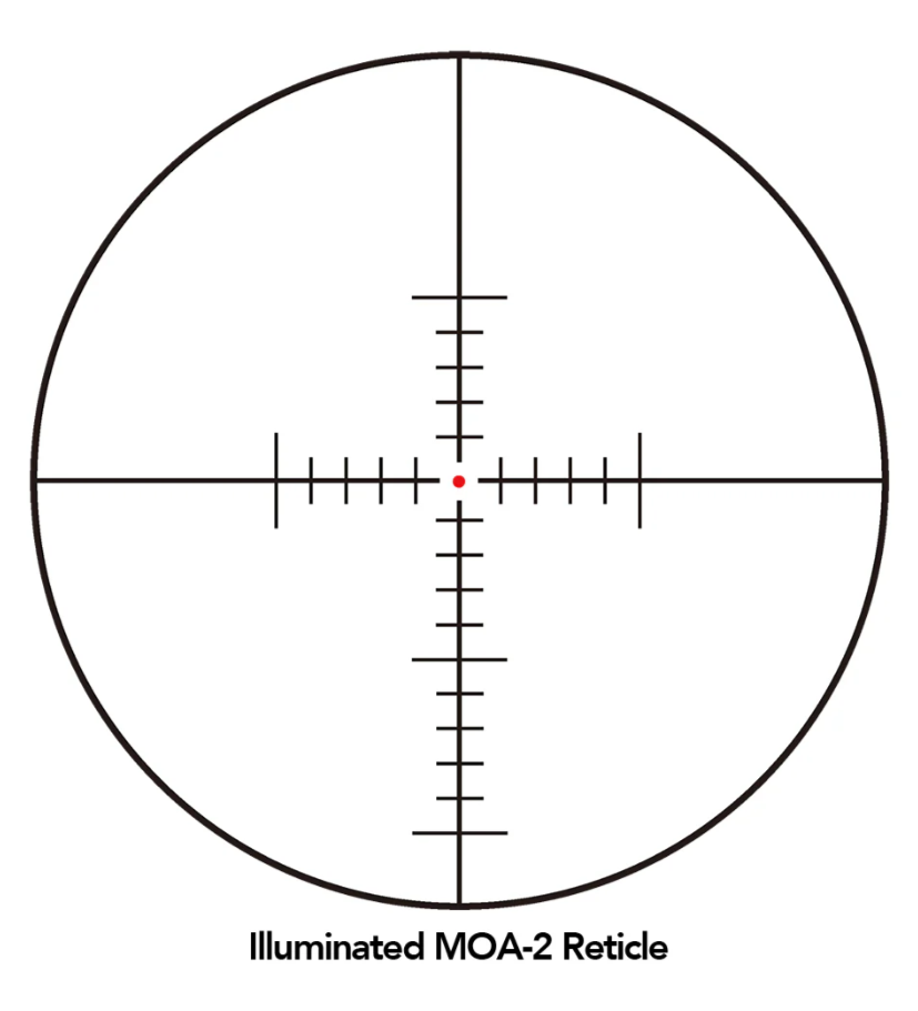 Sightron SIII Precision Long Range 6-24x50 - Zero Stop - Illuminated - MOA-2