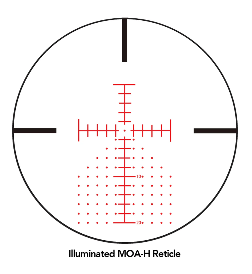 Sightron SIII Precision Long Range 8-32x56 - Zero Stop - Illuminated - MOA-H