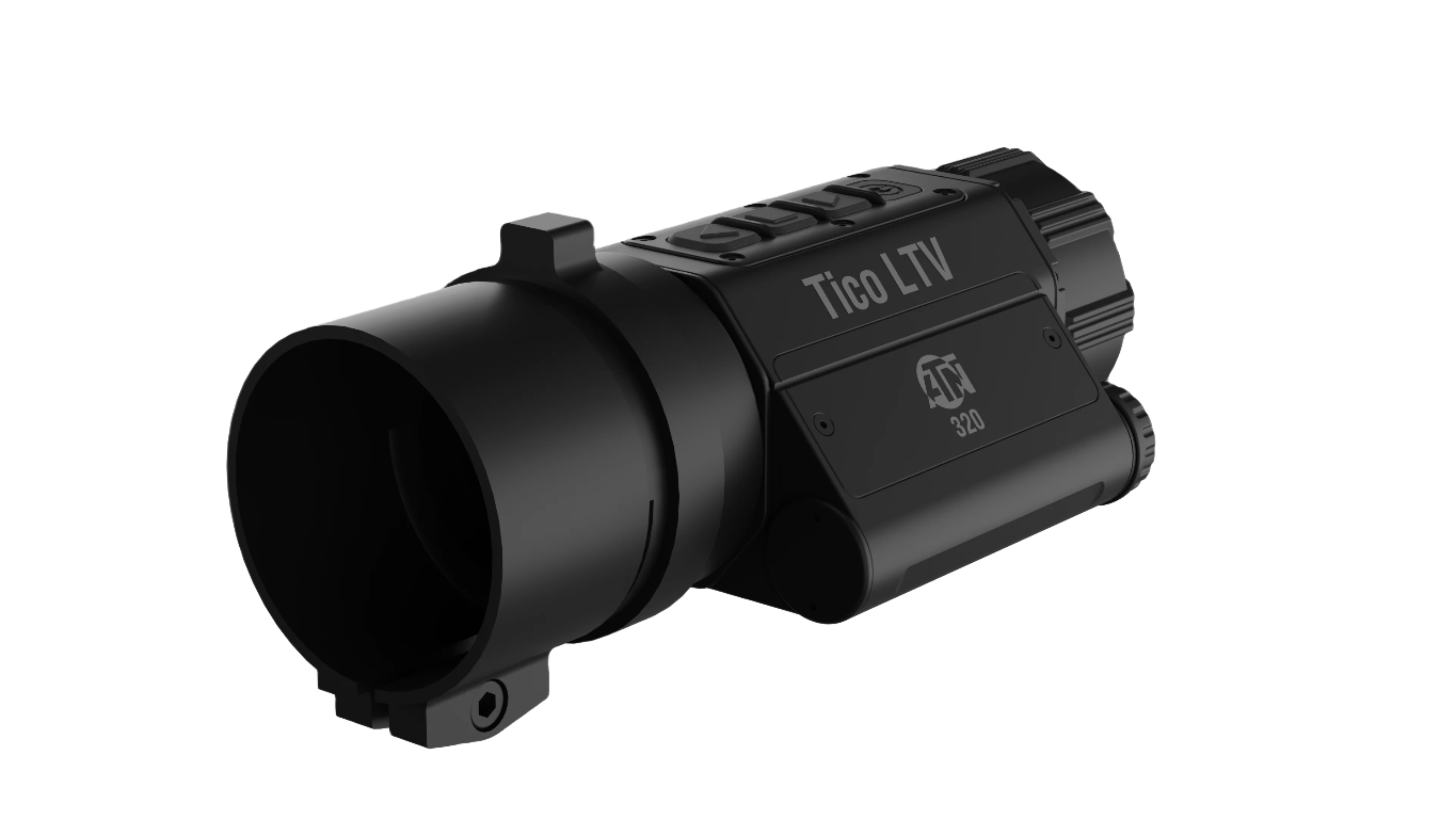 ATN TICO-LTV, 1x 256x192 25mm 12 micron Thermal Clip-On w/ QDM mount