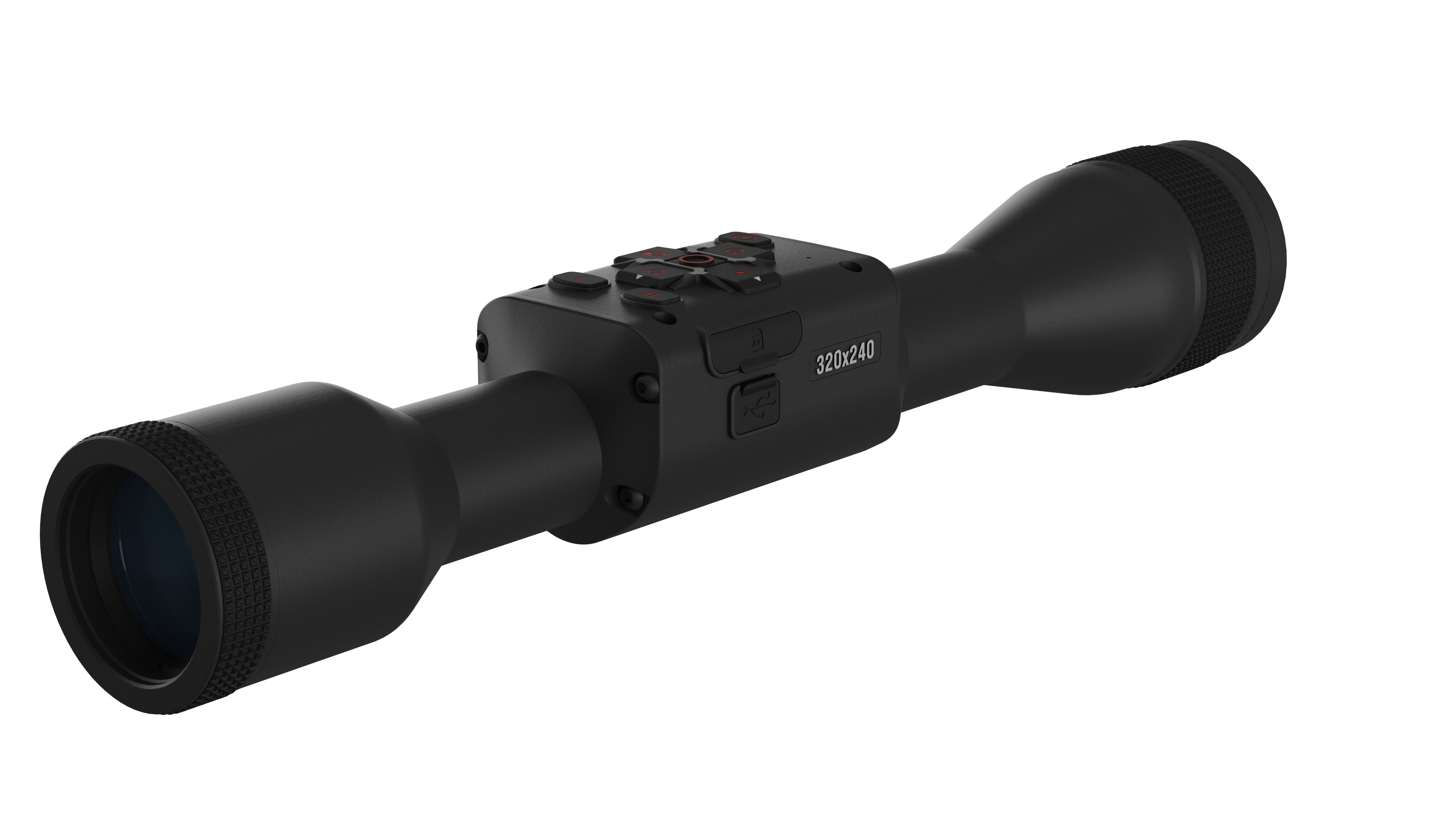 ATN Thor 5, 5-20x, 320x240 12 micron, Thermal Rifle Scope with Full HD Video rec, WiFi, Smooth zoom and Smartphone controlling thru iOS or Android Apps