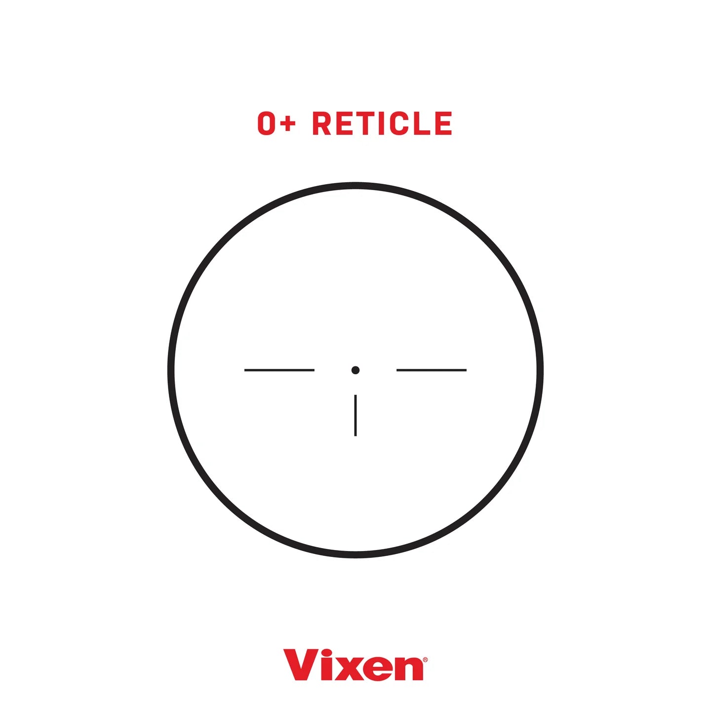 Vixen 1-8x25 ED Riflescope - 0+II IR 30MM Tube